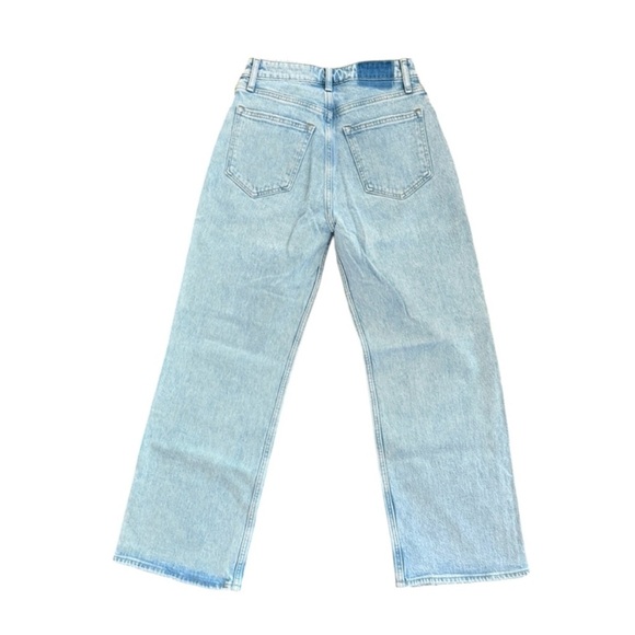 Abercrombie & Fitch The 90s Relaxed Jean High Rise 27 / 4 Light Wash Blue Denim - Picture 9 of 12
